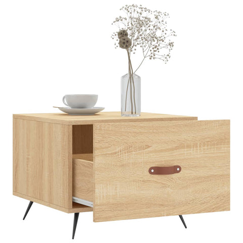 vidaXL Couchtisch Sonoma-Eiche 50x50x40 cm Holzwerkstoff