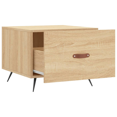 vidaXL Couchtisch Sonoma-Eiche 50x50x40 cm Holzwerkstoff