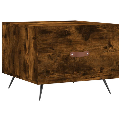 vidaXL Couchtische 2 Stk. Räuchereiche 50x50x40 cm Holzwerkstoff