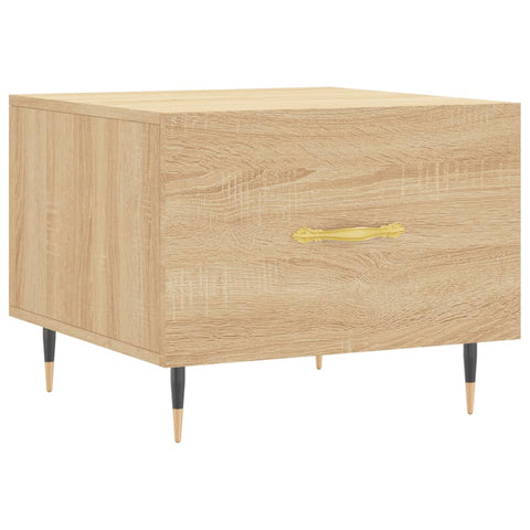 vidaXL Couchtisch Sonoma-Eiche 50x50x40 cm Holzwerkstoff