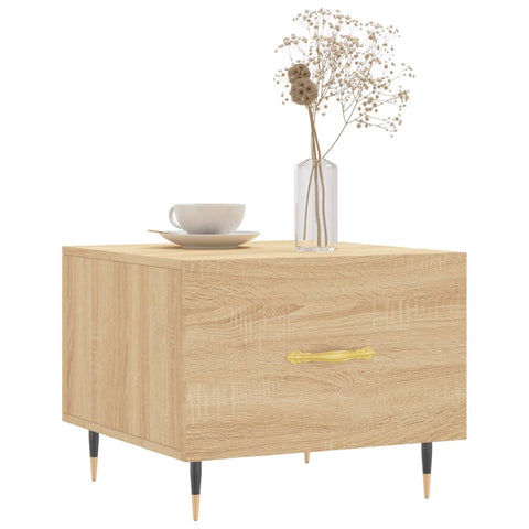 vidaXL Couchtisch Sonoma-Eiche 50x50x40 cm Holzwerkstoff