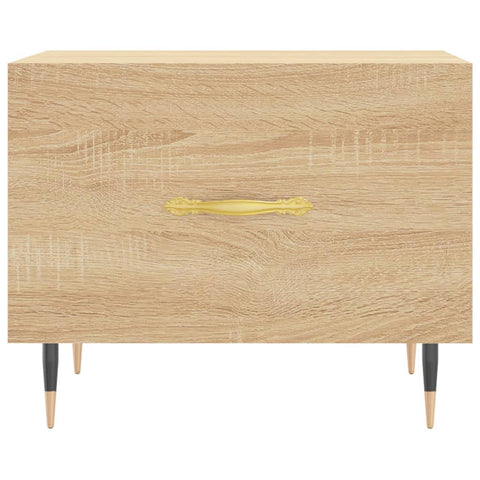 vidaXL Couchtisch Sonoma-Eiche 50x50x40 cm Holzwerkstoff