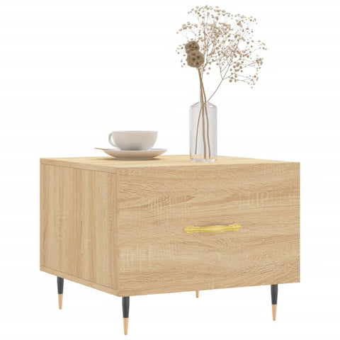 vidaXL Couchtische 2 Stk. Sonoma-Eiche 50x50x40 cm Holzwerkstoff