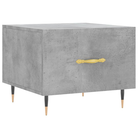 vidaXL Couchtische 2 Stk. Betongrau 50x50x40 cm Holzwerkstoff