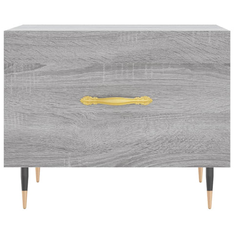 vidaXL Couchtisch Grau Sonoma 50x50x40 cm Holzwerkstoff