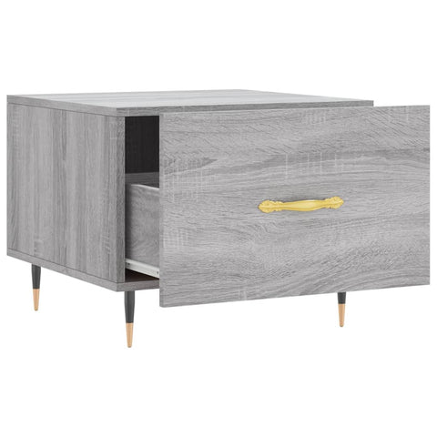 vidaXL Couchtische 2 Stk. Grau Sonoma 50x50x40 cm Holzwerkstoff