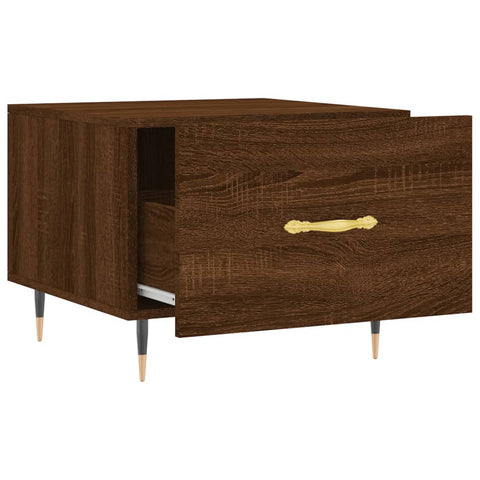 vidaXL Couchtische 2 Stk. Braun Eichen-Optik 50x50x40 cm Holzwerkstoff