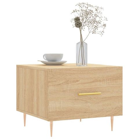 vidaXL Couchtisch Sonoma-Eiche 50x50x40 cm Holzwerkstoff