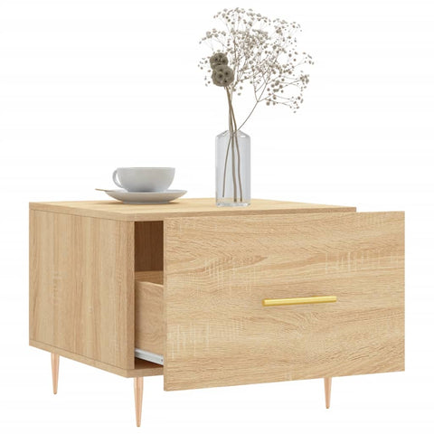 vidaXL Couchtisch Sonoma-Eiche 50x50x40 cm Holzwerkstoff