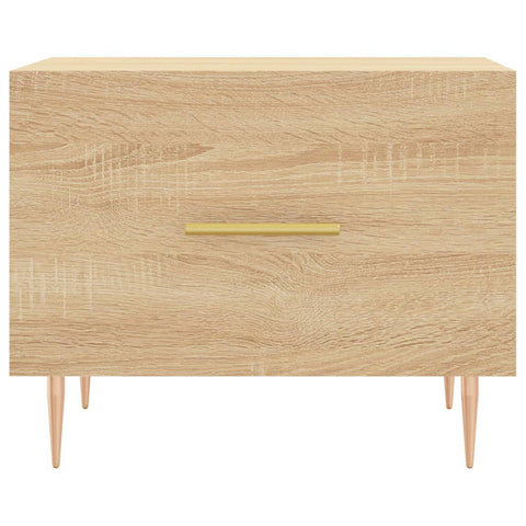 vidaXL Couchtische 2 Stk. Sonoma-Eiche 50x50x40 cm Holzwerkstoff