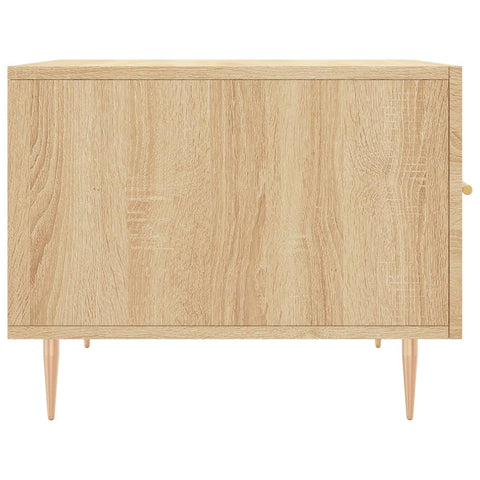 vidaXL Couchtische 2 Stk. Sonoma-Eiche 50x50x40 cm Holzwerkstoff