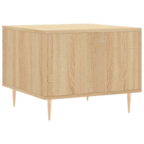 vidaXL Couchtische 2 Stk. Sonoma-Eiche 50x50x40 cm Holzwerkstoff