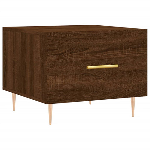 vidaXL Couchtische 2 Stk. Braun Eichen-Optik 50x50x40 cm Holzwerkstoff