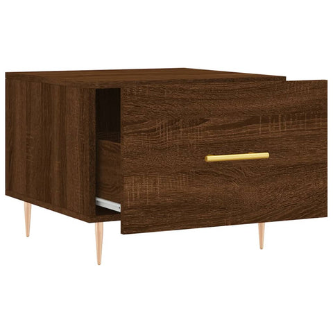 vidaXL Couchtische 2 Stk. Braun Eichen-Optik 50x50x40 cm Holzwerkstoff