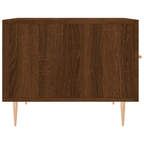 vidaXL Couchtische 2 Stk. Braun Eichen-Optik 50x50x40 cm Holzwerkstoff