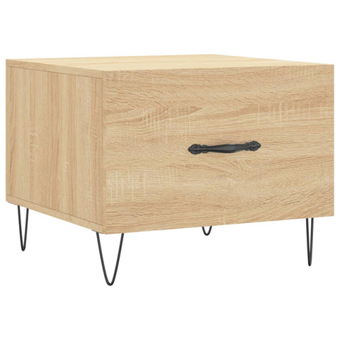 vidaXL Couchtisch Sonoma-Eiche 50x50x40 cm Holzwerkstoff