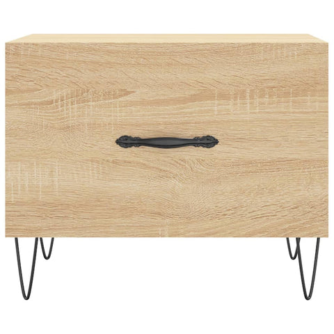 vidaXL Couchtisch Sonoma-Eiche 50x50x40 cm Holzwerkstoff