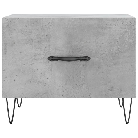 vidaXL Couchtisch Betongrau 50x50x40 cm Holzwerkstoff