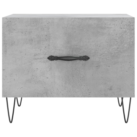 vidaXL Couchtische 2 Stk. Betongrau 50x50x40 cm Holzwerkstoff