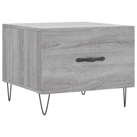 vidaXL Couchtische 2 Stk. Grau Sonoma 50x50x40 cm Holzwerkstoff