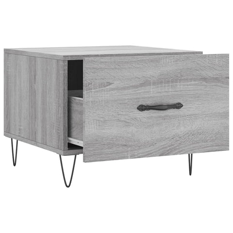 vidaXL Couchtische 2 Stk. Grau Sonoma 50x50x40 cm Holzwerkstoff