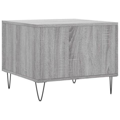 vidaXL Couchtische 2 Stk. Grau Sonoma 50x50x40 cm Holzwerkstoff