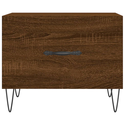 vidaXL Couchtisch Braun Eichen-Optik 50x50x40 cm Holzwerkstoff