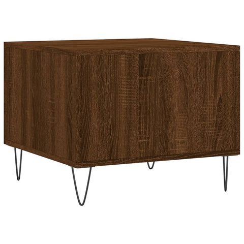 vidaXL Couchtisch Braun Eichen-Optik 50x50x40 cm Holzwerkstoff