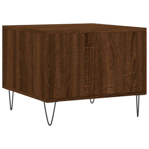 vidaXL Couchtische 2 Stk. Braun Eichen-Optik 50x50x40 cm Holzwerkstoff