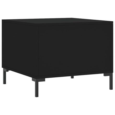 vidaXL Couchtische 2 Stk. Schwarz 50x50x40 cm Holzwerkstoff