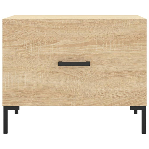 vidaXL Couchtische 2 Stk. Sonoma-Eiche 50x50x40 cm Holzwerkstoff