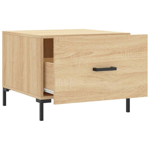 vidaXL Couchtische 2 Stk. Sonoma-Eiche 50x50x40 cm Holzwerkstoff