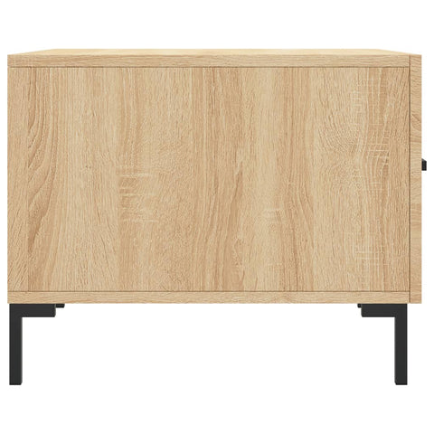 vidaXL Couchtische 2 Stk. Sonoma-Eiche 50x50x40 cm Holzwerkstoff