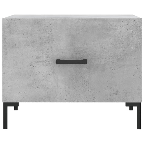 vidaXL Couchtisch Betongrau 50x50x40 cm Holzwerkstoff