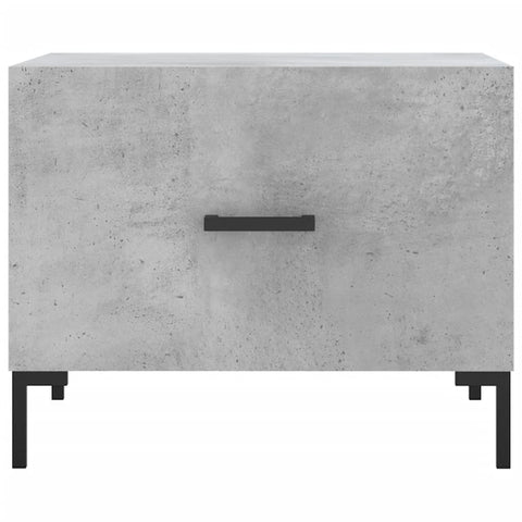 vidaXL Couchtische 2 Stk. Betongrau 50x50x40 cm Holzwerkstoff