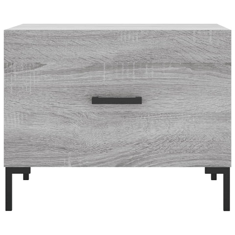 vidaXL Couchtisch Grau Sonoma 50x50x40 cm Holzwerkstoff