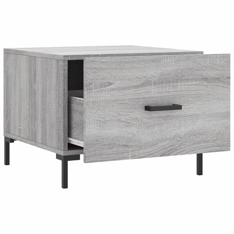 vidaXL Couchtisch Grau Sonoma 50x50x40 cm Holzwerkstoff