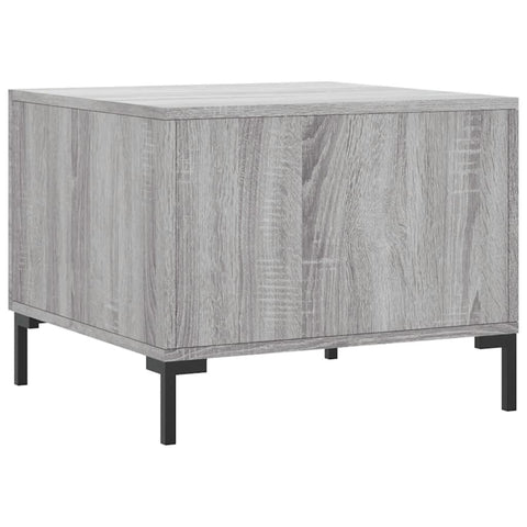 vidaXL Couchtisch Grau Sonoma 50x50x40 cm Holzwerkstoff