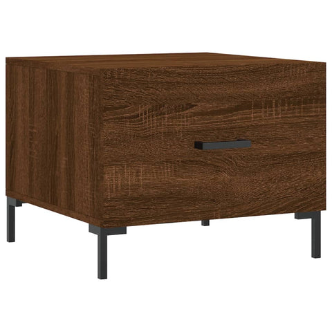 vidaXL Couchtisch Braun Eichen-Optik 50x50x40 cm Holzwerkstoff