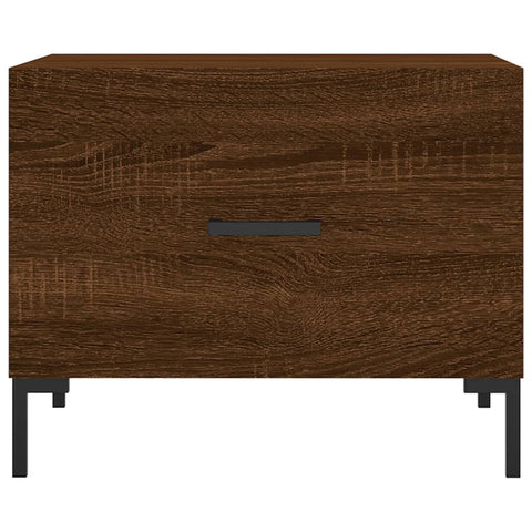 vidaXL Couchtisch Braun Eichen-Optik 50x50x40 cm Holzwerkstoff