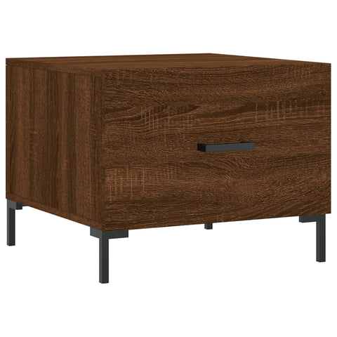 vidaXL Couchtische 2 Stk. Braun Eichen-Optik 50x50x40 cm Holzwerkstoff