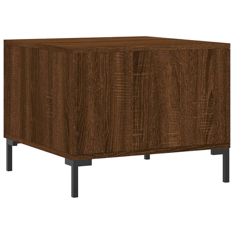 vidaXL Couchtische 2 Stk. Braun Eichen-Optik 50x50x40 cm Holzwerkstoff