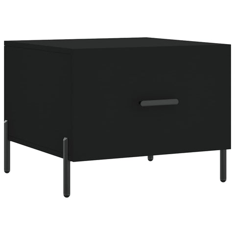 vidaXL Couchtische 2 Stk. Schwarz 50x50x40 cm Holzwerkstoff