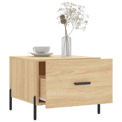 vidaXL Couchtisch Sonoma-Eiche 50x50x40 cm Holzwerkstoff