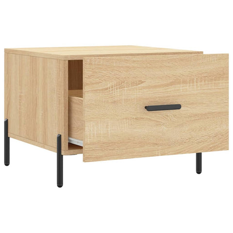 vidaXL Couchtisch Sonoma-Eiche 50x50x40 cm Holzwerkstoff