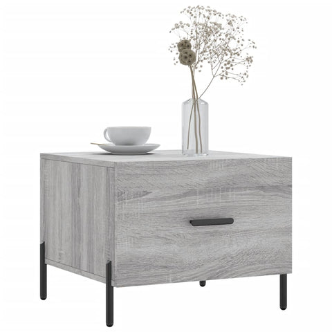 vidaXL Couchtische 2 Stk. Grau Sonoma 50x50x40 cm Holzwerkstoff