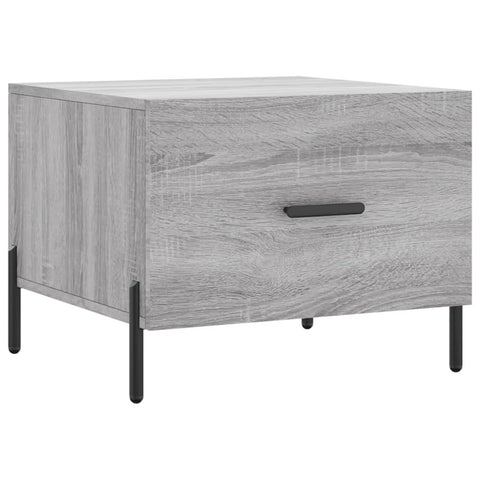 vidaXL Couchtische 2 Stk. Grau Sonoma 50x50x40 cm Holzwerkstoff