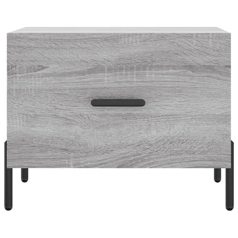 vidaXL Couchtische 2 Stk. Grau Sonoma 50x50x40 cm Holzwerkstoff