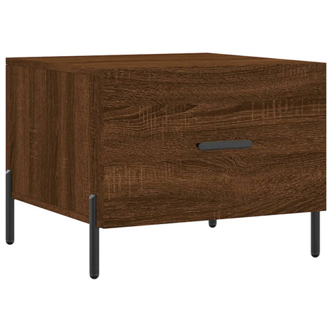 vidaXL Couchtisch Braun Eichen-Optik 50x50x40 cm Holzwerkstoff