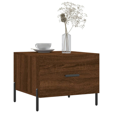 vidaXL Couchtisch Braun Eichen-Optik 50x50x40 cm Holzwerkstoff